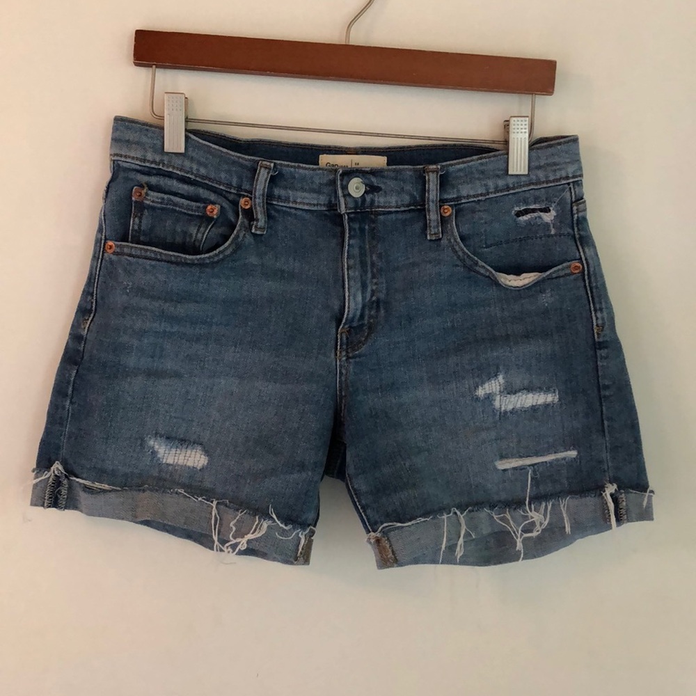 Gap Destructed Denim Shorts